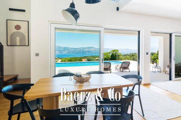 photo 13 Brač, Škrip, luxury villa with pool + building plot 1000 m2 with project