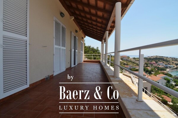 photo 12 Krk, Stara Baška, exclusive villa embedded in a rock NKP 450 m2, panoramic sea view