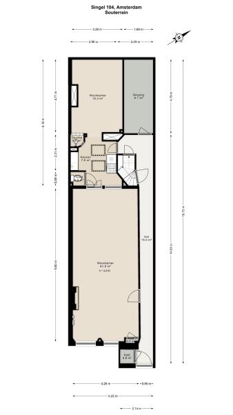 Floor Plan 3 - Singel 104 A