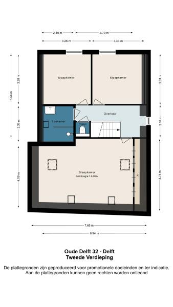 Floor Plan 3 - Oude Delft 32