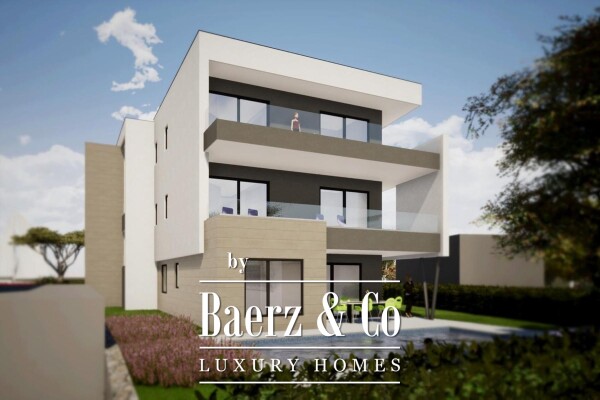 photo 7 Krk, luxury apartment in a new building, center of Njivice, first row to the sea NKP 140 m2