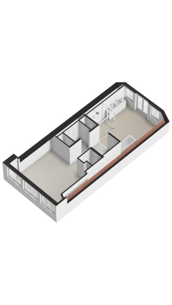 Floor Plan 9 - Blauwburgwal 18 H