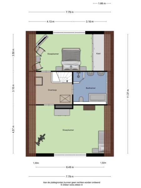 Floor Plan 2 - Bilzekruid 11