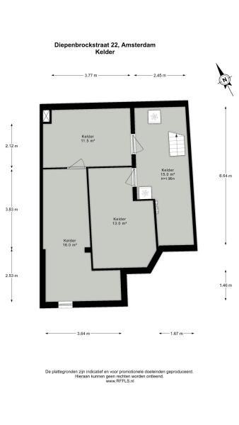 Floor Plan 9 - Diepenbrockstraat 22