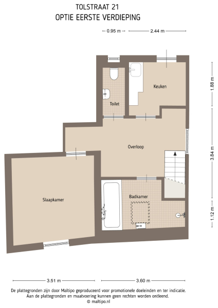 Floor Plan 7 - Tolstraat 21