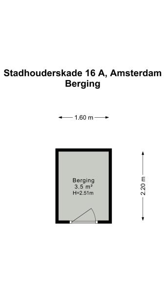 Floor Plan 5 - Stadhouderskade 16 A