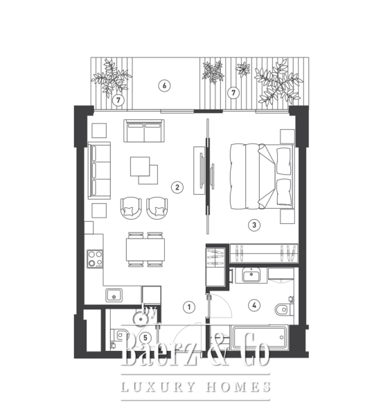 photo 1 Luxury Beachfront Apartment close to the Old Town
