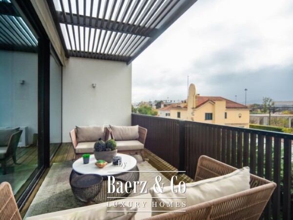 photo 1 T2 (suites) with terraces, garage and river view in the Villa Garcia development!