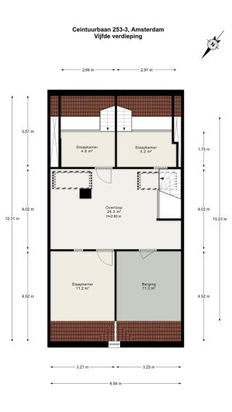Floor Plan 3 - Ceintuurbaan 253 3