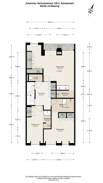 Floor Plan 7 - Johannes Verhulststraat 130 2