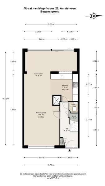 Floor Plan 1 - Straat van Magelhaens 28