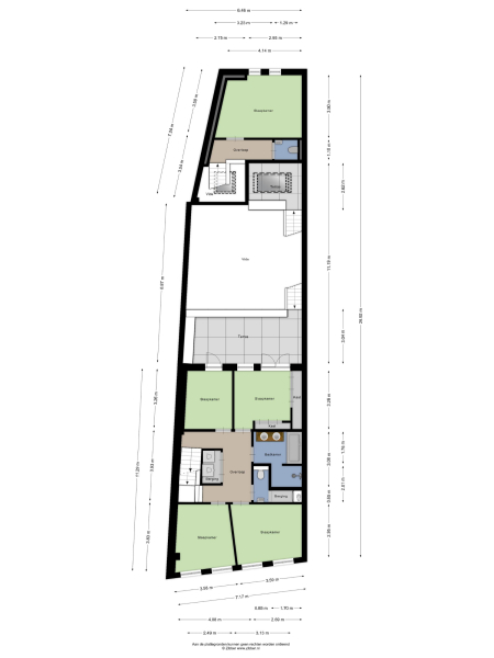 Floor Plan 3 - Sint Jacobstraat 31
