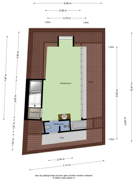 Floor Plan 4 - Sint Jacobstraat 31