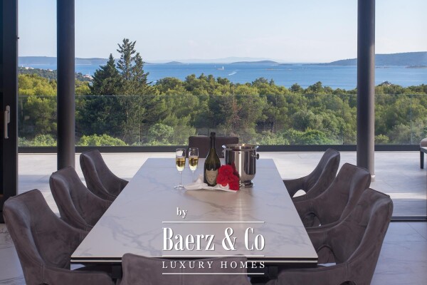 photo 5 Trogir, Seget — luxury villa with a swimming pool and beautiful views of the forest, sea, and island