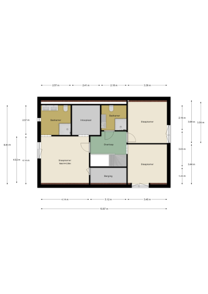 Floor Plan 2 - Molenhoefstraat 7 a