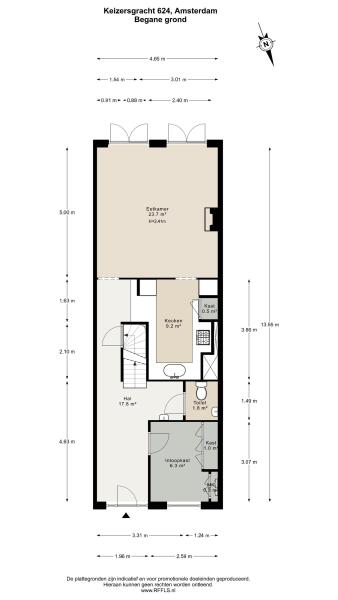 Floor Plan 8 - Keizersgracht 624