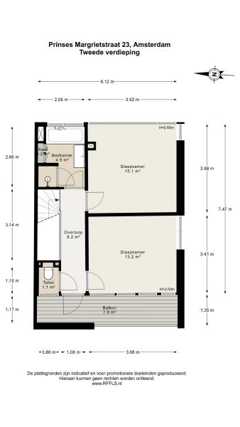 Floor Plan 7 - Prinses Margrietstraat 23